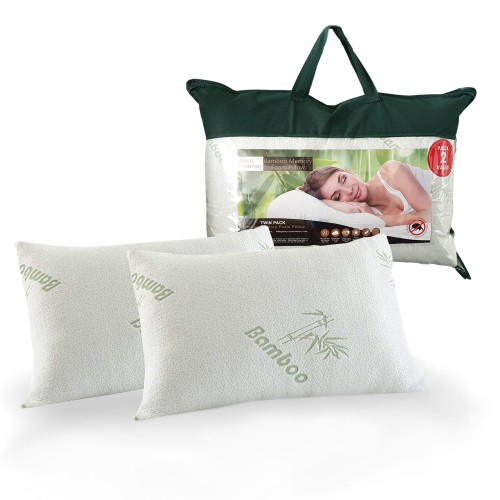 bamboo comfort memory foam pillow