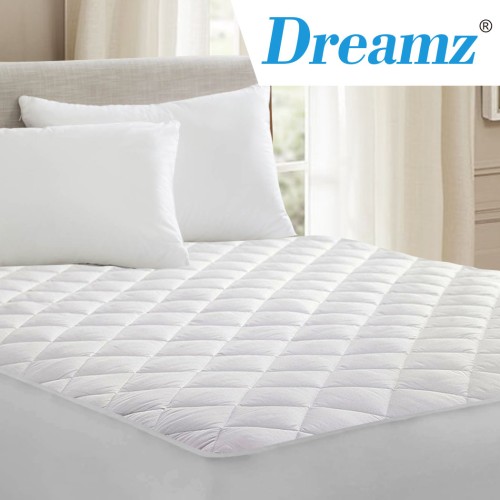 dreamland heated mattress protector quilted cotton double